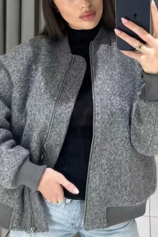 Luvik | Kaulukseton Pitkähiha Ribbikangastakki