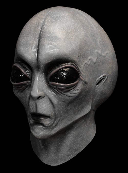 Realistisk Alien-maske – Lateks- og silikon-Halloween-maske for cosplay og fester | Luvikno