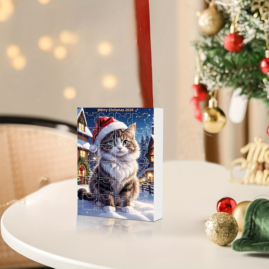Luvikno | Vintage Cats Advent Calendar – 24-dels julekalender med akrylhengelapper