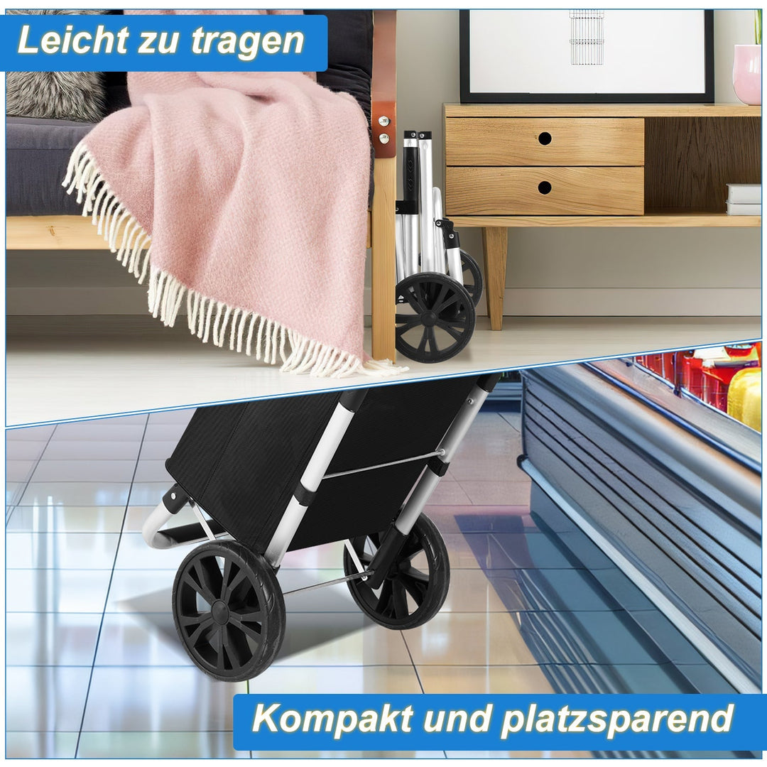 Shopping trolley shopping roller foldable 40L | Luvikno