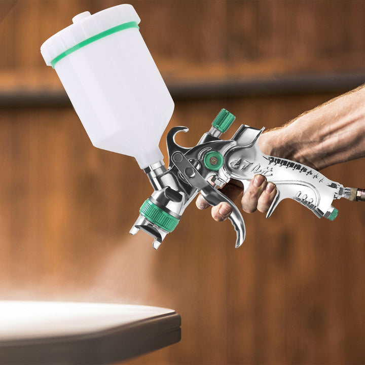 HVLP Spray Gun Spray Gun Set med rustfritt stål dyse | Luvikno