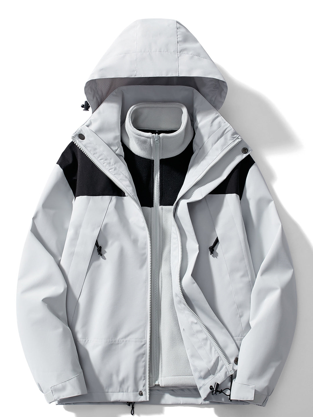 Luvik | 3-i-1 Fleece-vinterjakke med hette for kvinner