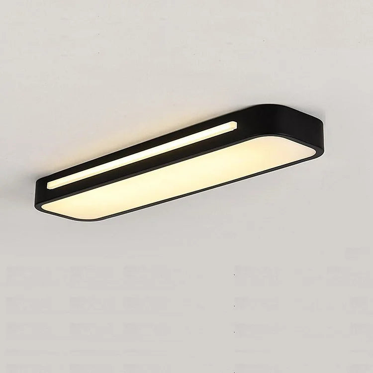 Nordisk Minimalistisk Lang LED Taklampe Luvikno