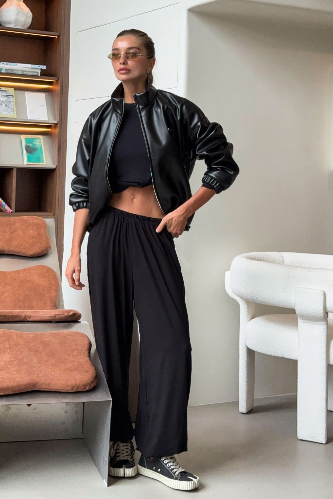 Luvik | PU Nahkamoottoripyörätakki