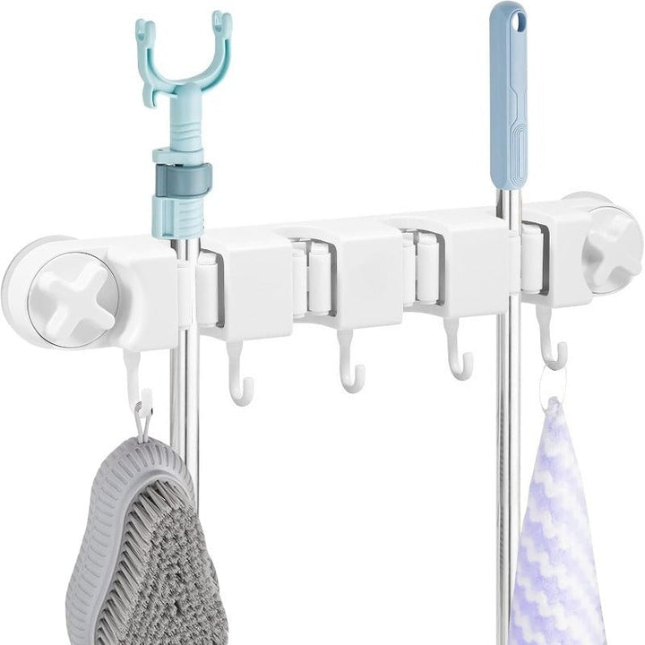 Vacuum Mop Holder Rack Luvikno