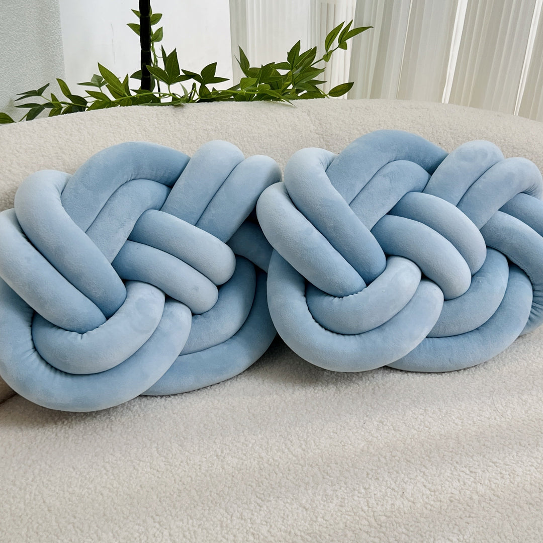 CozyPlush Set med 2 Plush Dekorative Puter – Myk Eleganse for Ditt Hjem Luvikno