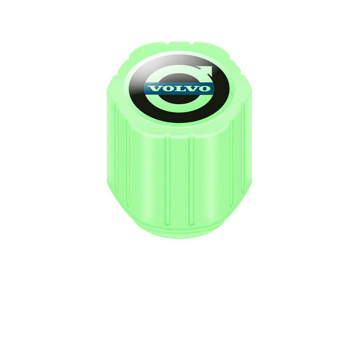 20-Pack Neon Green Glow Dekkventilkapsler – Ingen batteri nødvendig, Universal passform Luvikno