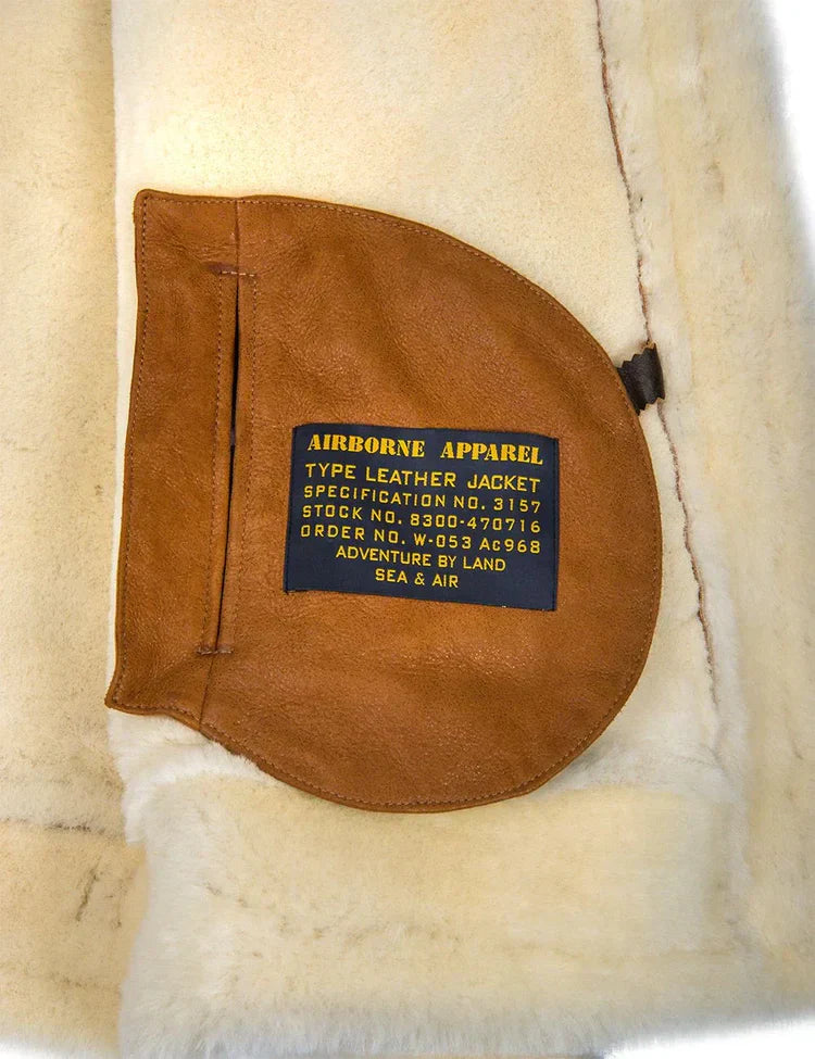 Luvik | lampaan nahkatakki, jossa on turkishattu