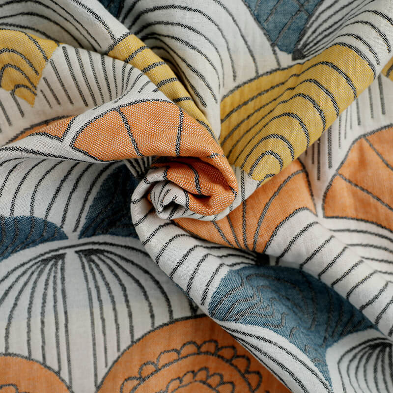 Skallprint Jacquard Bomull Håndkle 70x140cm | Luvikno