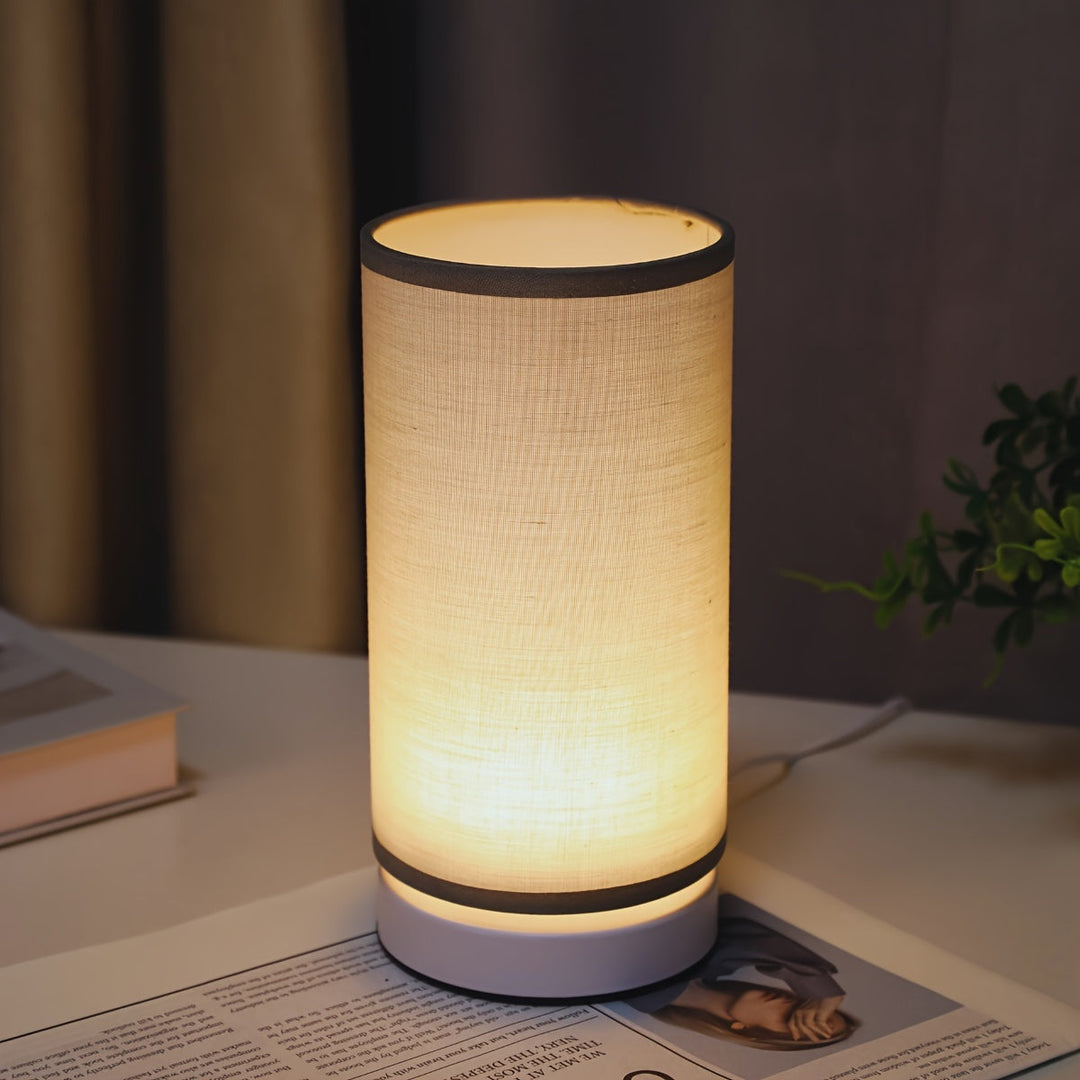 ModernLicht – Opplyst USB Bordlampe i Sylinder Luvikno