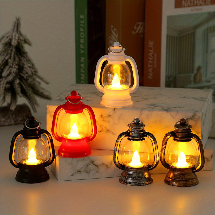 Retro LED Mini Lanterns – Atmosfærisk Belysning for Fester Luvikno