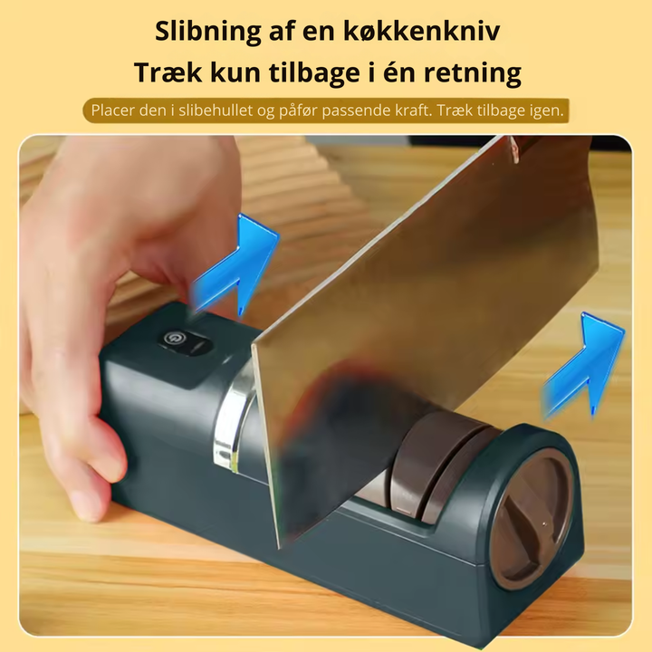 Elektrisk knivsliper med batteri 1200mAh | Luvikno