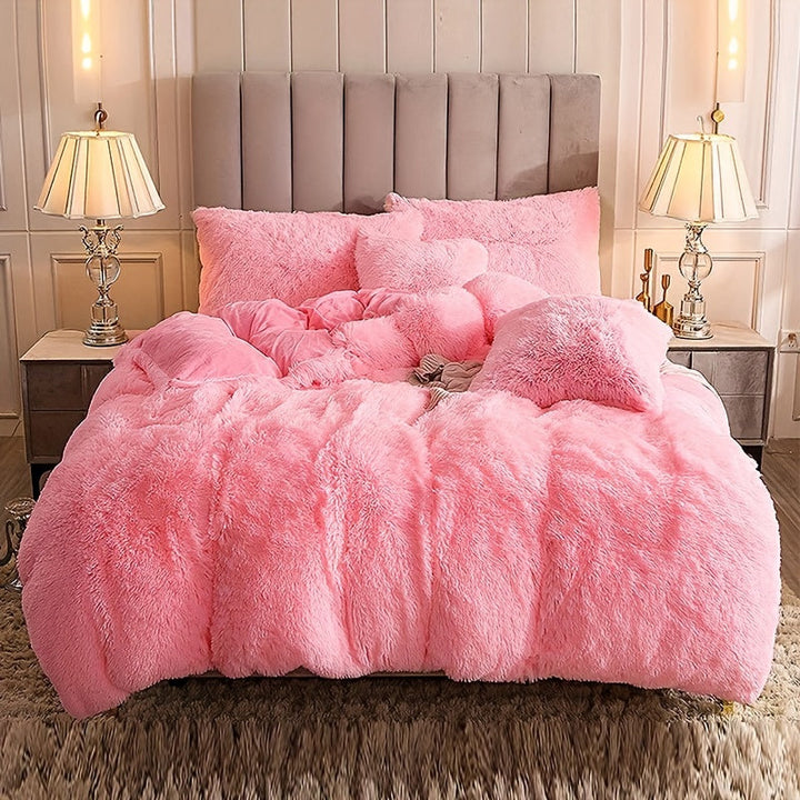 Luvikno | Ultra Soft Plush Duvet Cover Set with Zipper - Luksus & Komfort