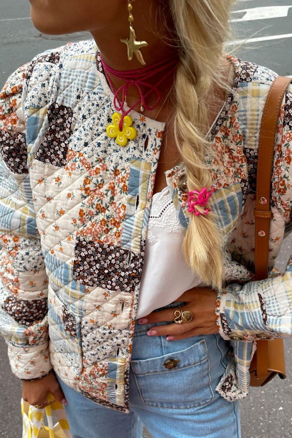 Luvik | Kattjakke i bomull med store lommer