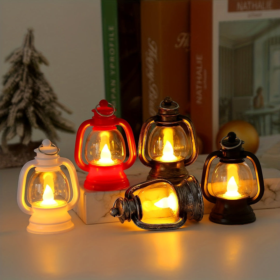 Retro LED Mini Lanterns – Atmosfærisk Belysning for Fester Luvikno
