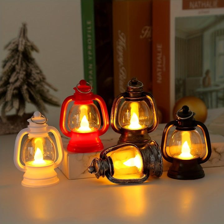 Retro LED Mini Lanterns – Atmosfærisk Belysning for Fester Luvikno