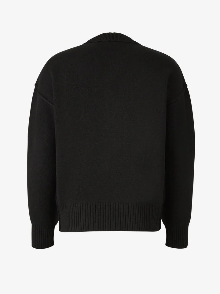 Luvik | Hjerte brodert dame genser