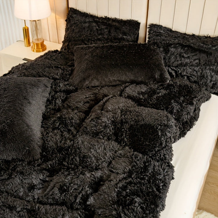 Luvikno | Ultra Soft Plush Duvet Cover Set with Zipper - Luksus & Komfort