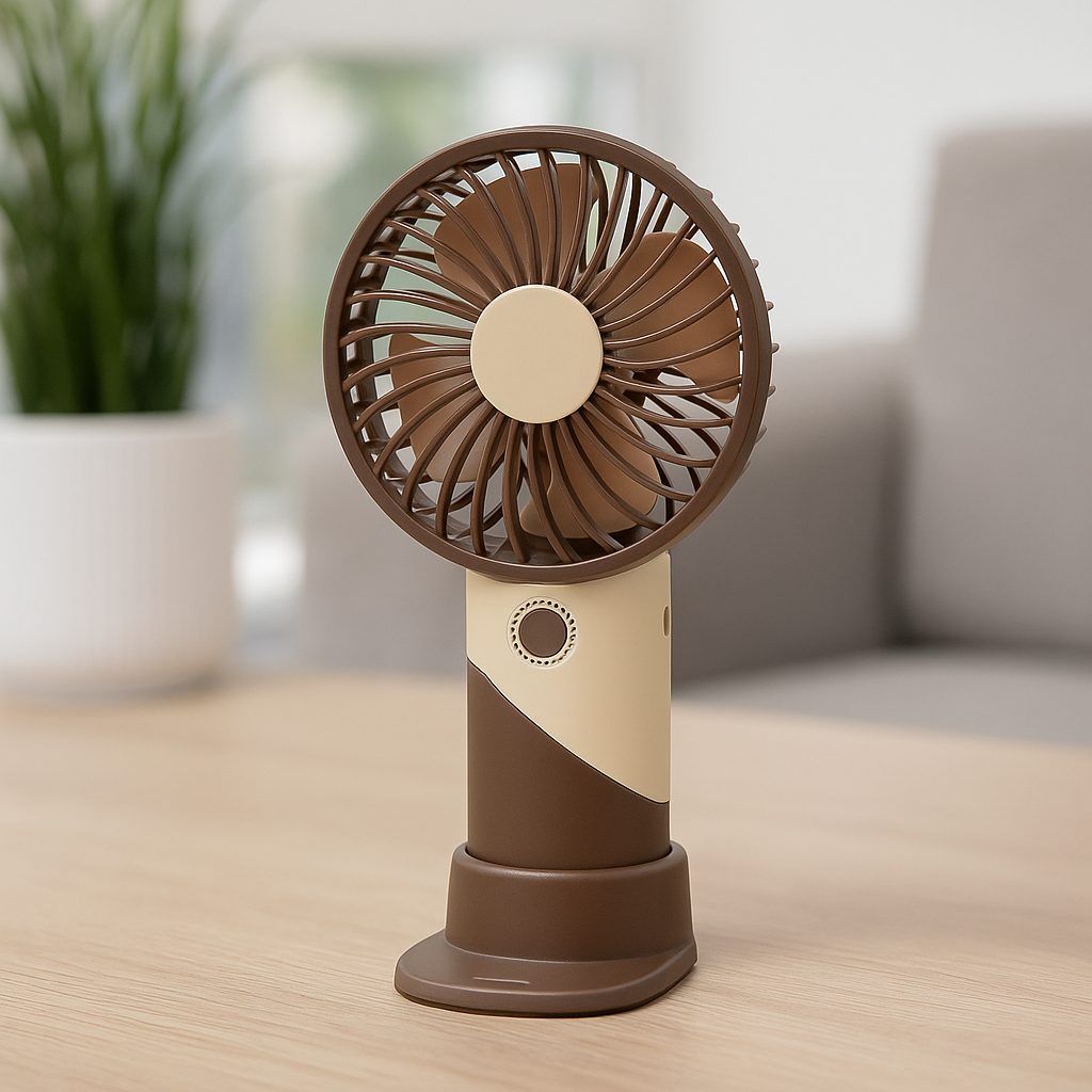 ColorTwist™ Mini Vifte – 3-hastigheter Oppladbar Håndholdt Vifte | Luvikno