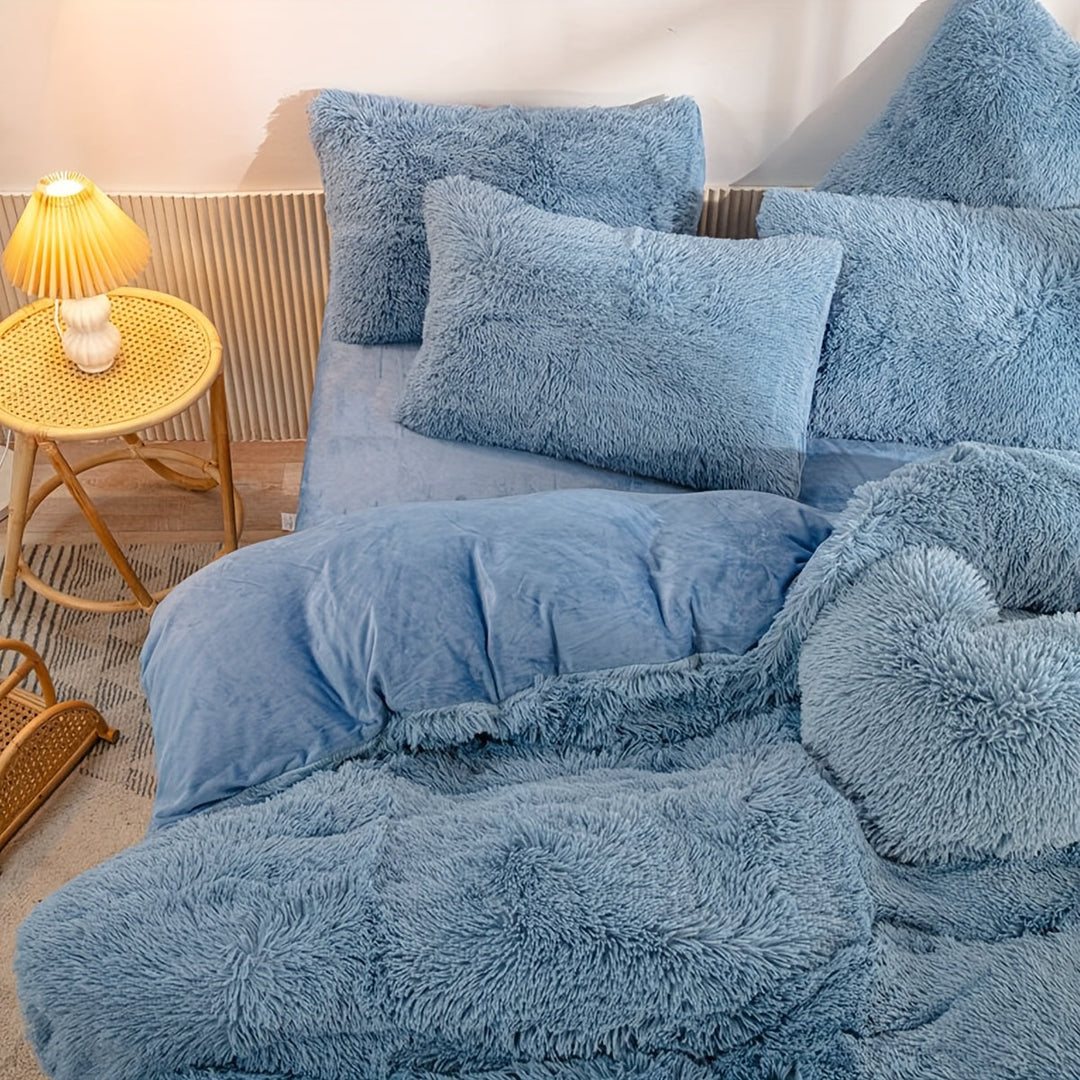 Luvikno | Luksuriøst Fløyels Duvet Dekkesett for Ultimat Komfort
