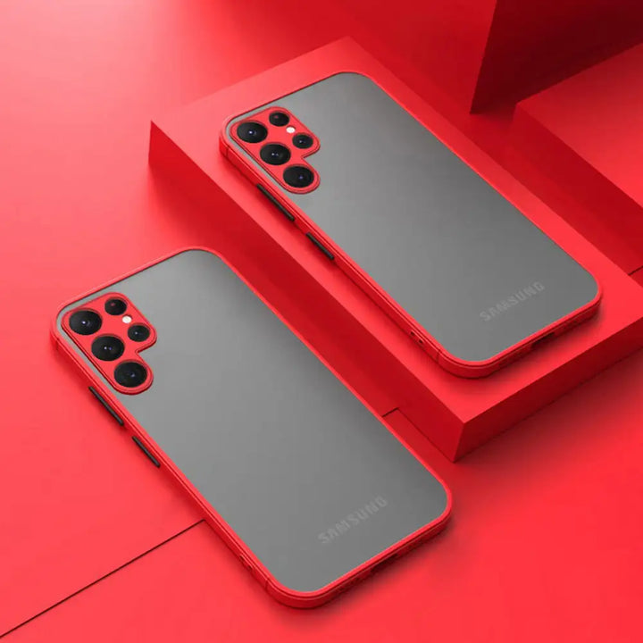 Matte Case Støtsikker Beskyttelse for Samsung Luvikno