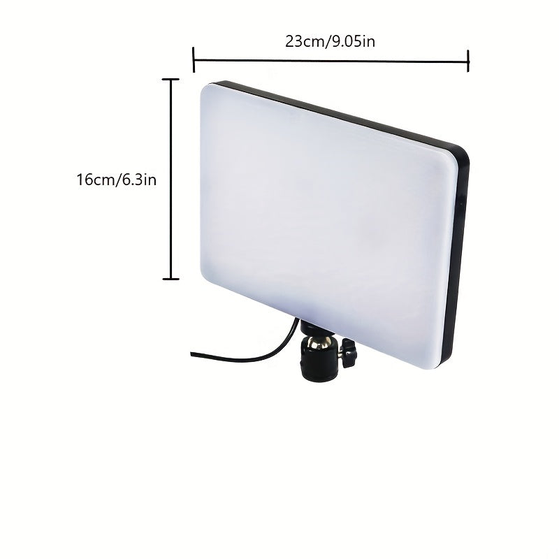 Luvikno | Justerbar LED-lampe stativ for fotografering og video – 1,1 m høyde, solid aluminiumsstativ med lampe