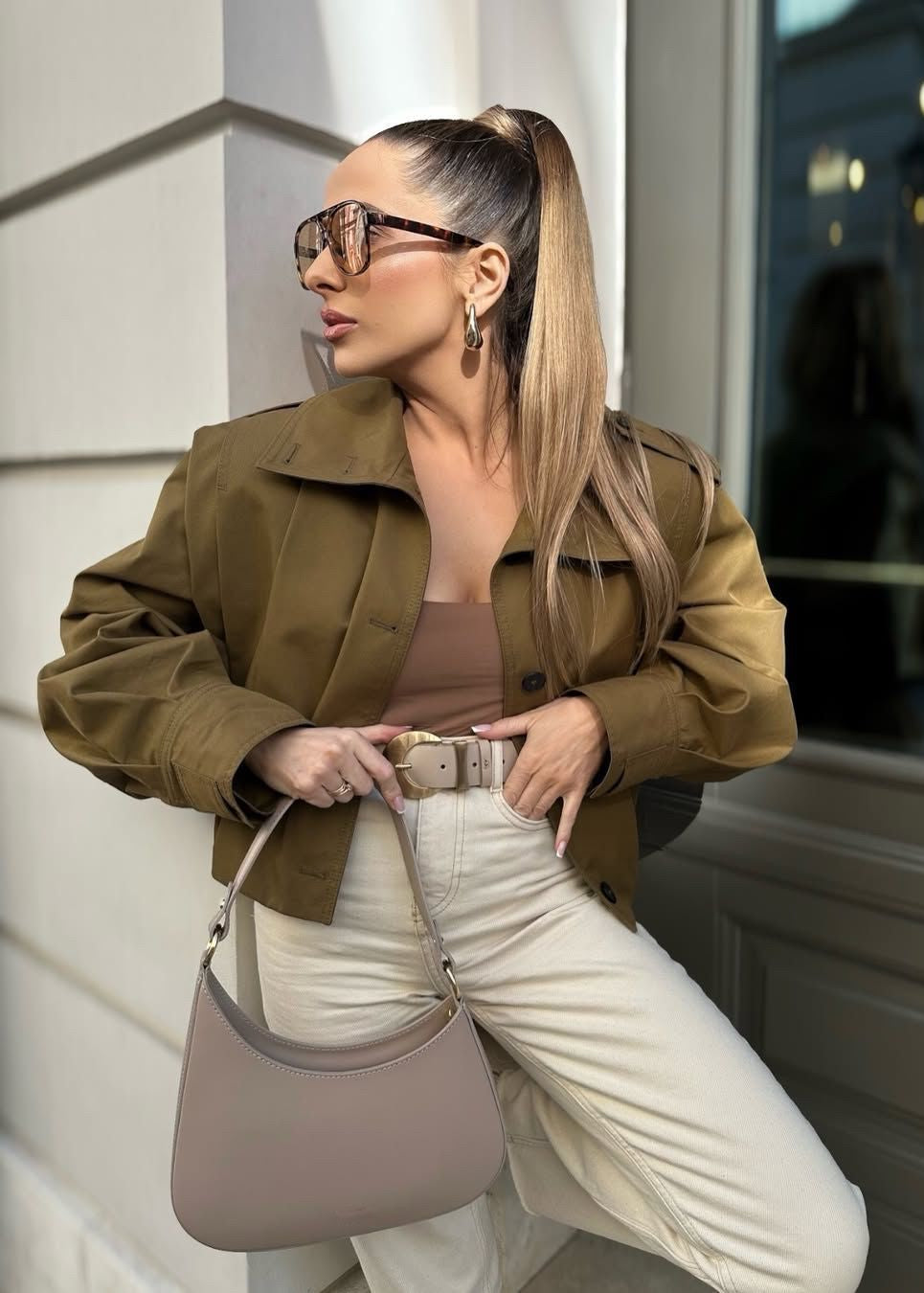 Luvik | Napitakki olkatapeilla – Khaki