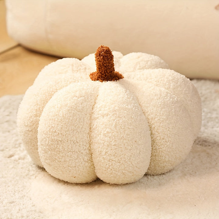 Myk Plush Gresskarpute - Dekorativ Videospill Plush Leketøy for Barn 0-3 År, Perfekt for Halloween | Luvikno
