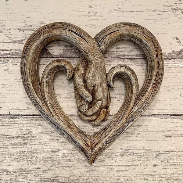 LoveWood - Romantisk Tredekor for Hjemmet Luvikno