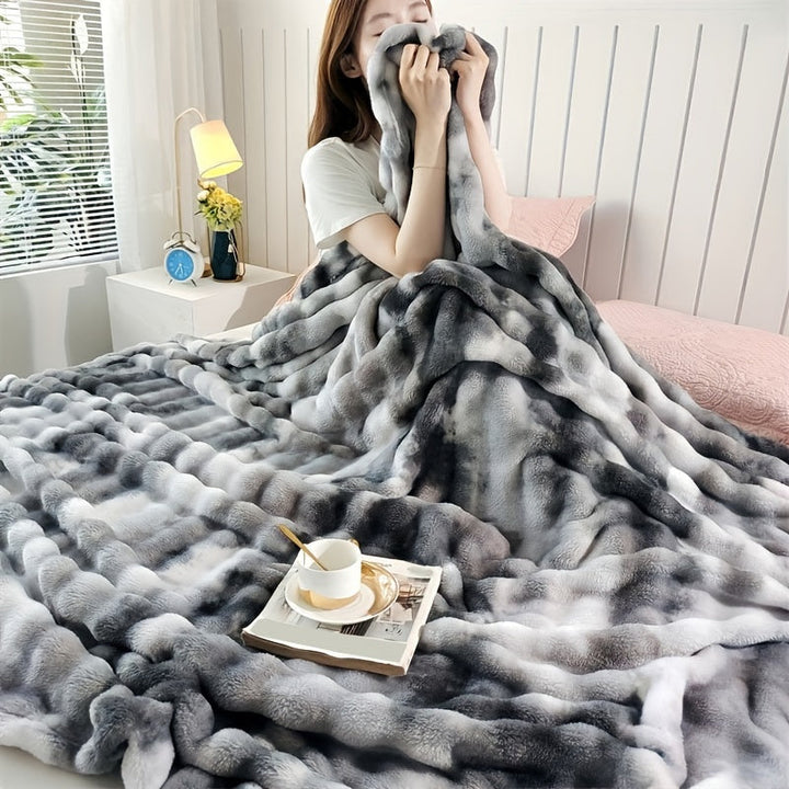 SnuggleFleece – Luksusmyk teppe for alle sesonger Luvikno