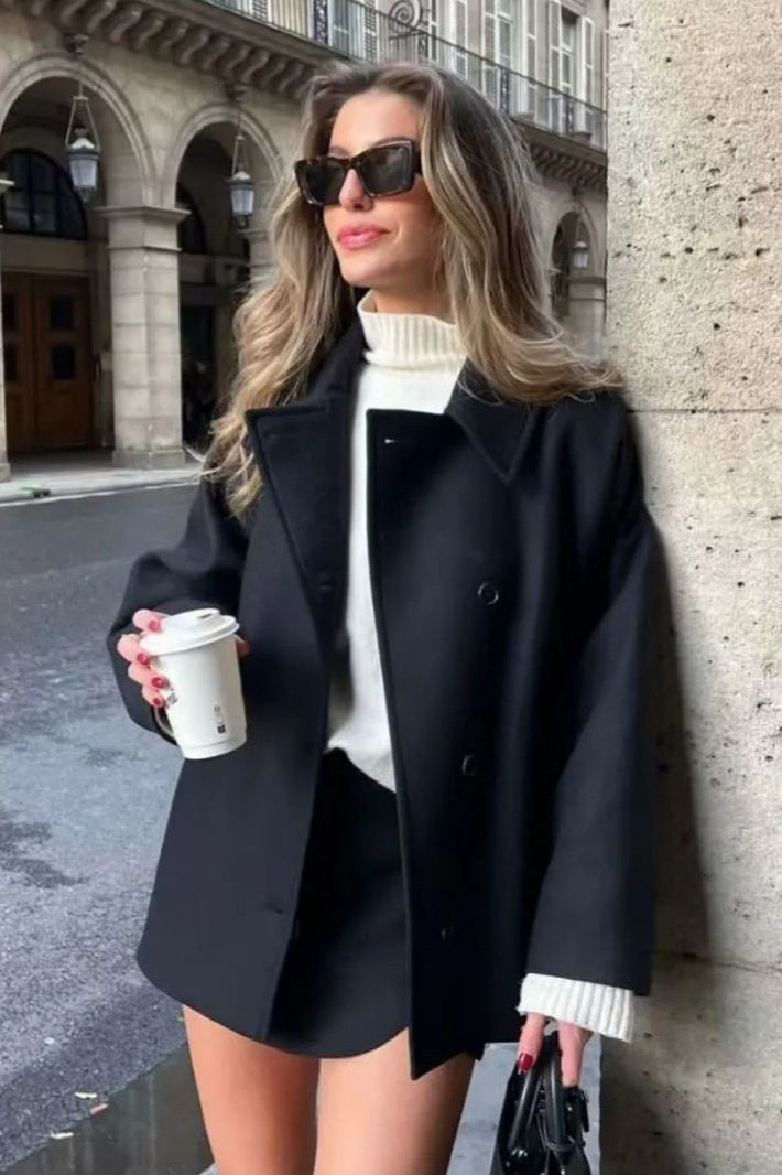 Luvik | Fit Lyhyt Villa Sekoite Takki