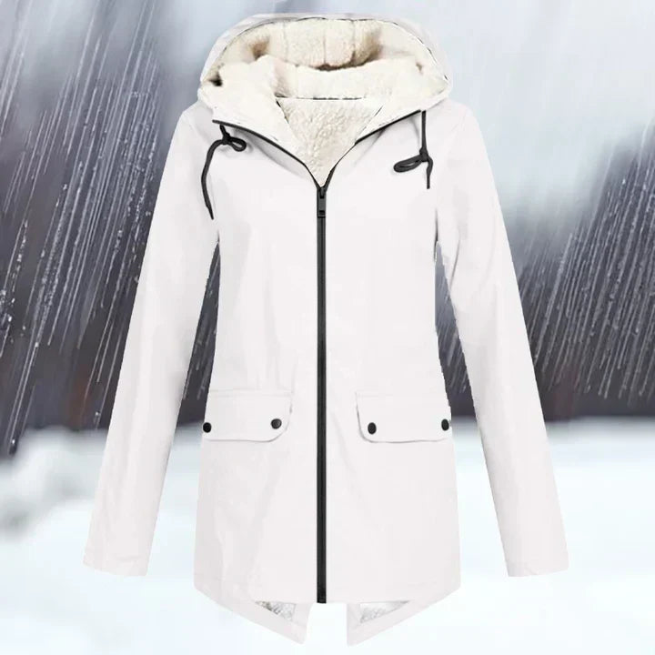 Luvik | vedenpitävä takki hupulla ja vahvistuksella