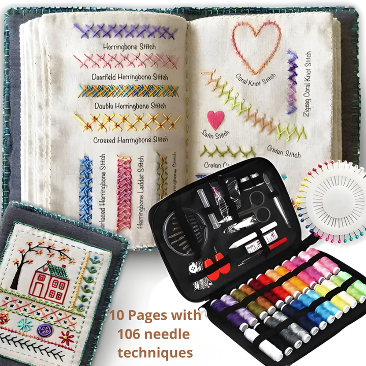 ThreadZen – Enkel trinn-for-trinn broderi for umiddelbar ro og kreativitet Luvikno