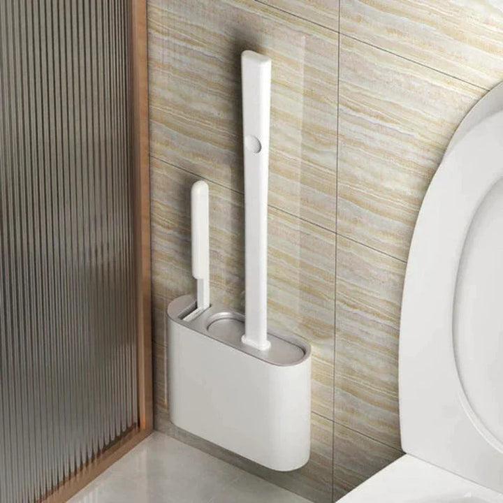 Silikon toalettbørste med veggholder – Ultimate hygiene løsning | Luvikno