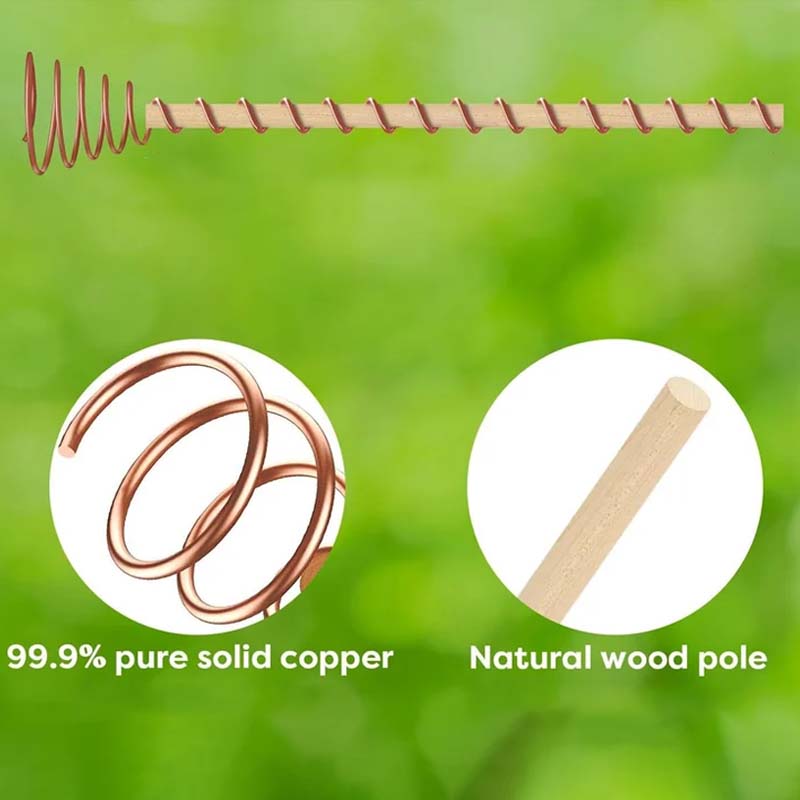 Kobber plantepinner 30 cm | Luvikno