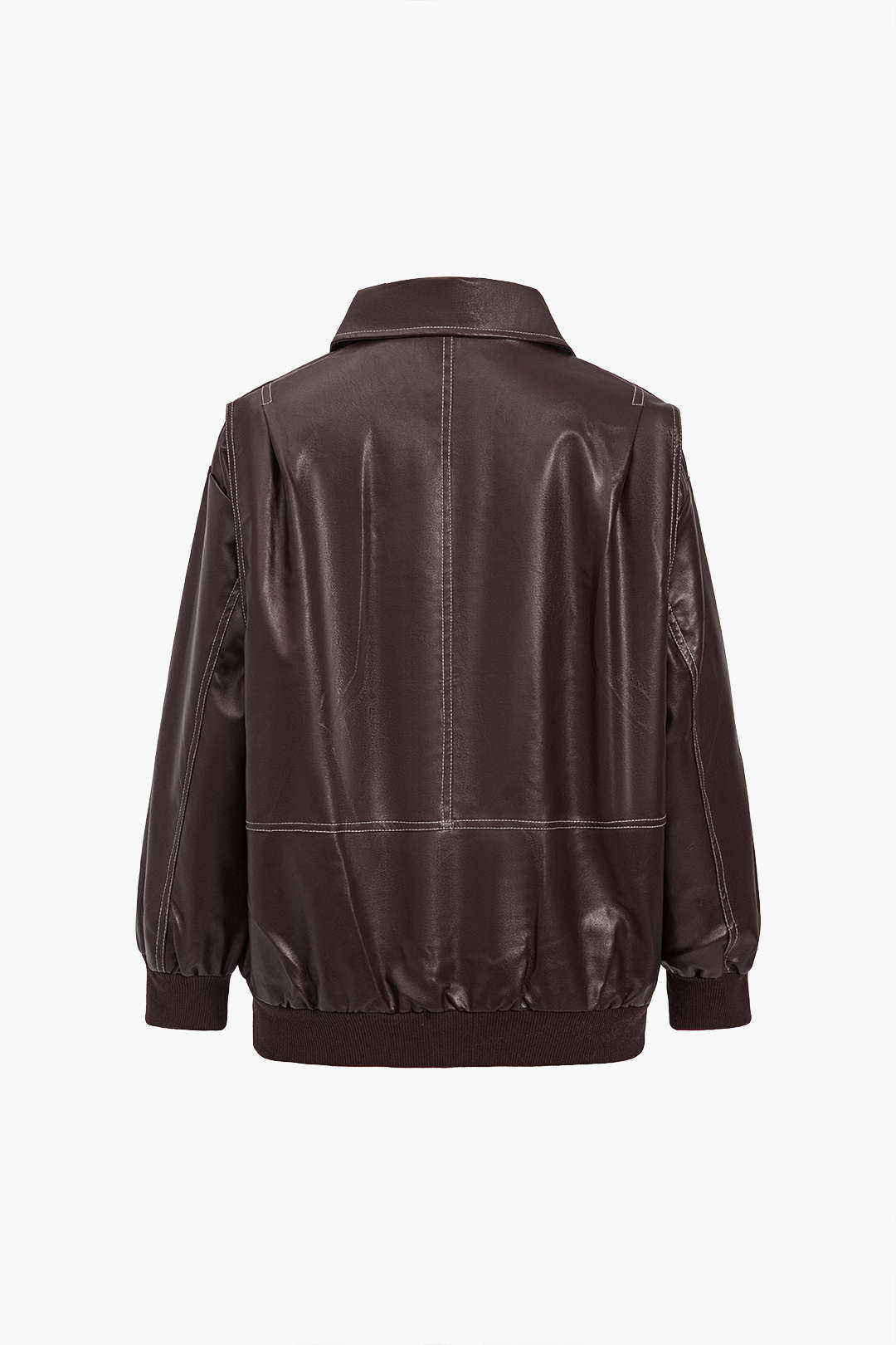 Luvik | Yhdistevä Värit Kaulus Vetoketju Takki