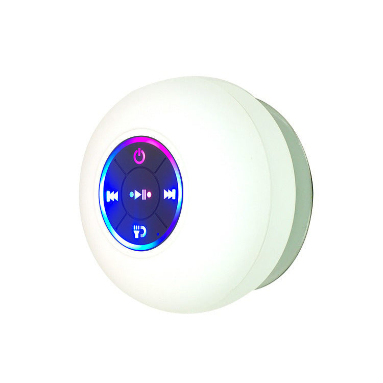 Mini Bluetooth dusj høyttaler med LED lys | Luvikno