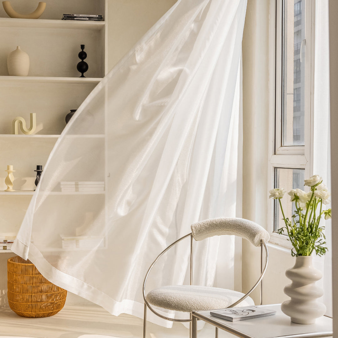 Transparente Linse Gardiner, Lyse og Moderne for Stue | Luvikno