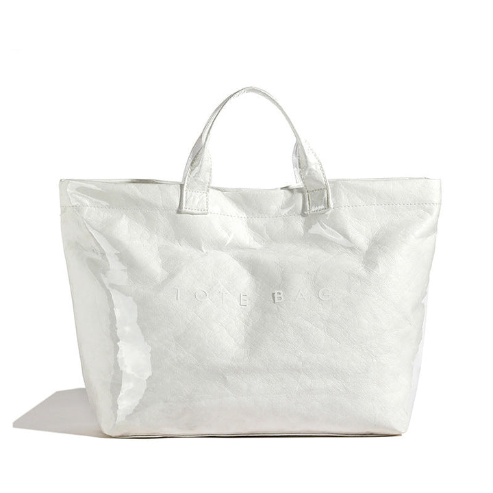 Kvinner Bokstavtrykk Tote Bag | Luvikno