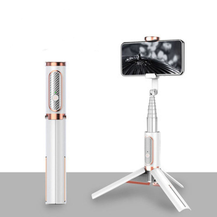 Luvikno | Kompakt Utvidbar Bluetooth Selfiestang, med Stabilt Stativ og 360¬∞ Roterbar Design