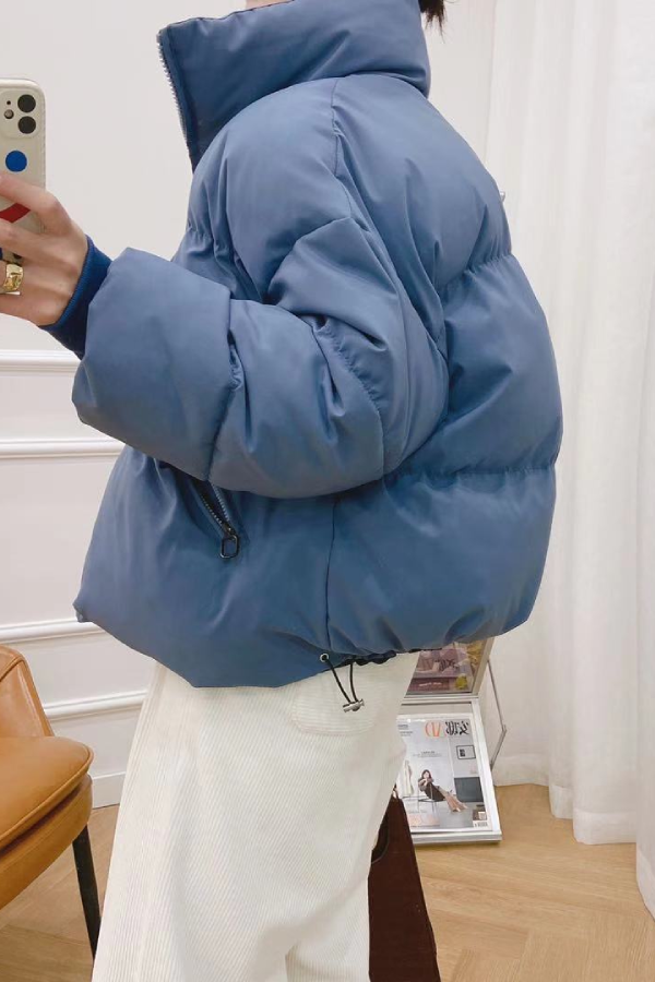 Luvik | monipuolinen kapea löysä lyhyt puuvillatakki