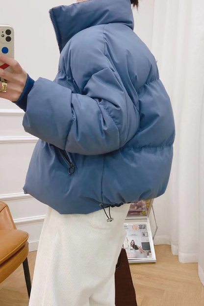 Luvik | monipuolinen kapea löysä lyhyt puuvillatakki