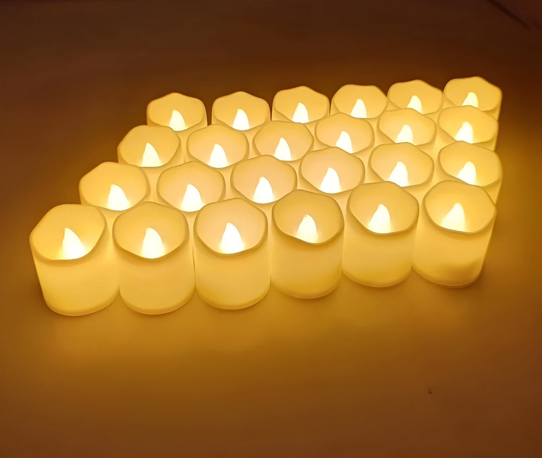 TwinkleLite Lys - Flameless Flammende Elektriske LED Lys | Luvikno