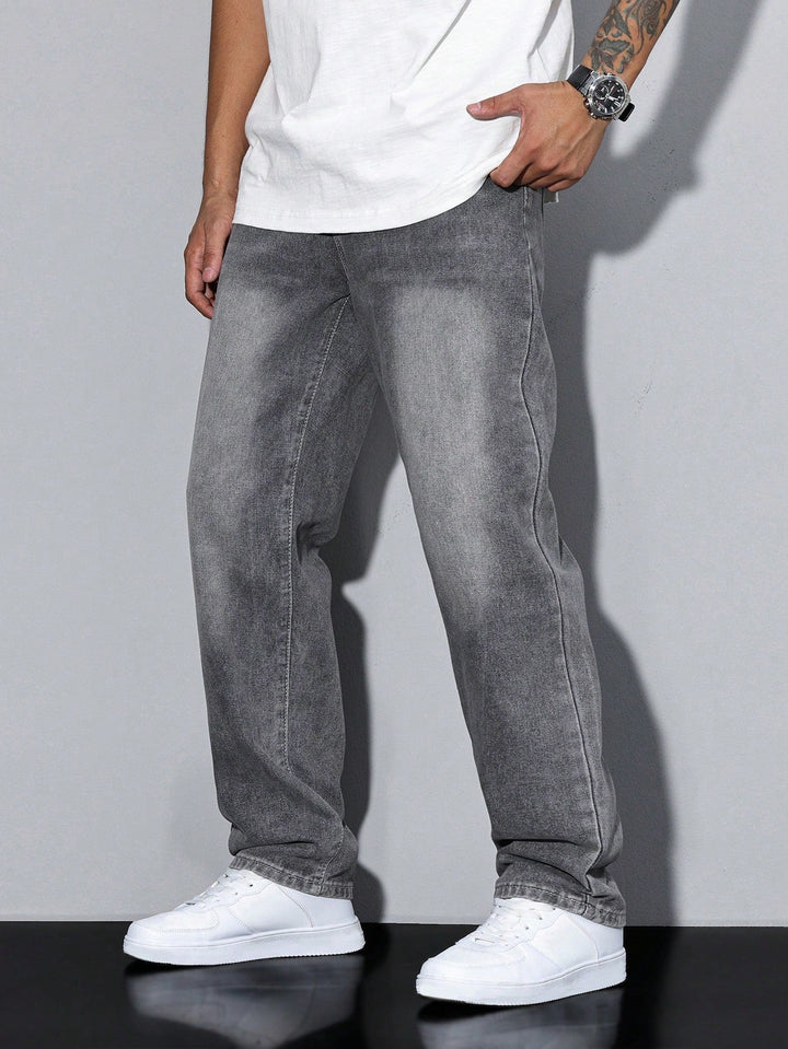 Luvik | Herre jeans Daan ensfarget - Passer til en uformell anledning, allsidig modell