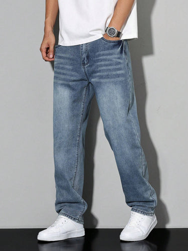 Luvik | Herre jeans Daan ensfarget - Passer til en uformell anledning, allsidig modell