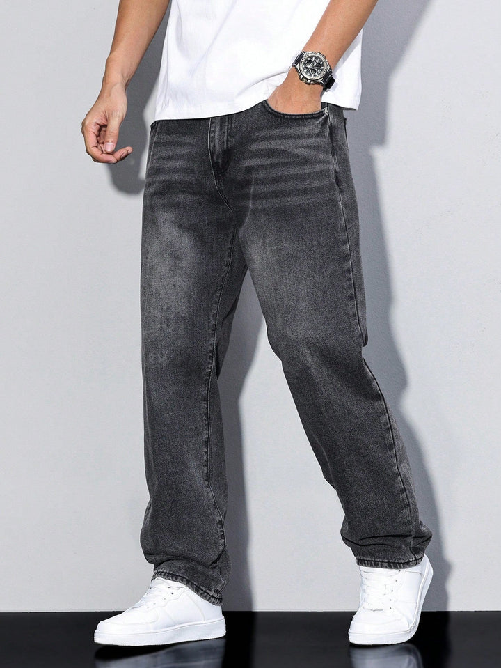 Luvik | Herre jeans Daan ensfarget - Passer til en uformell anledning, allsidig modell