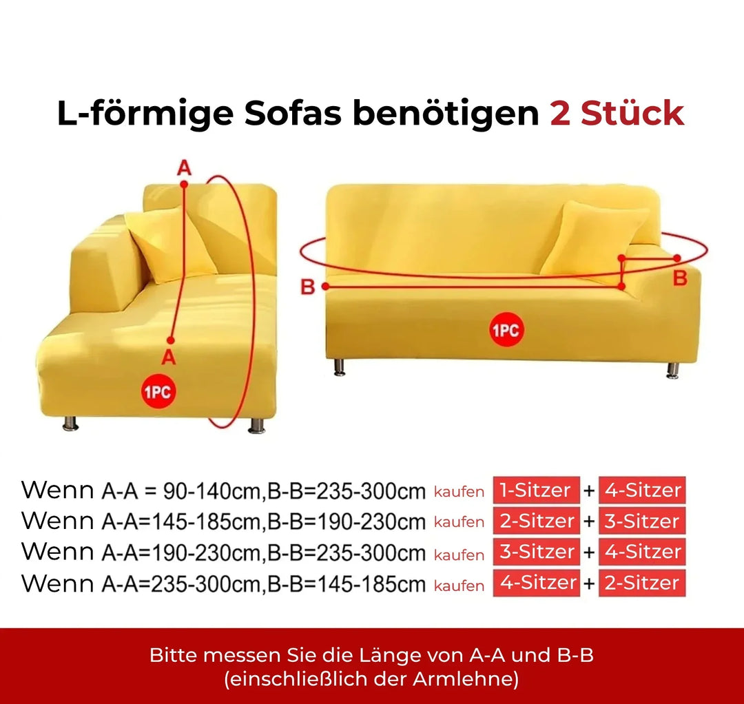 Luvikno | SofaGuard™ | Elastisk fløyelssofa trekk som sparer deg for penger