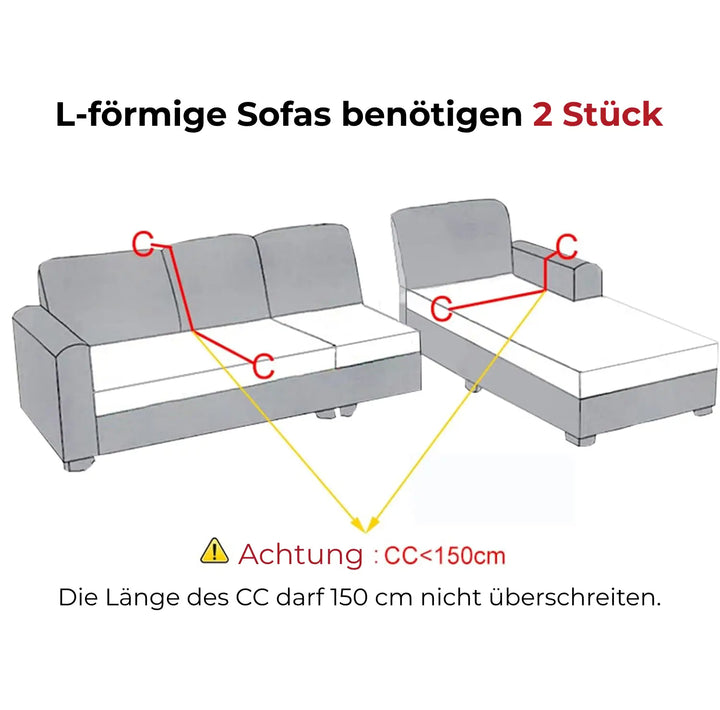 Luvikno | SofaGuard™ | Elastisk fløyelssofa trekk som sparer deg for penger