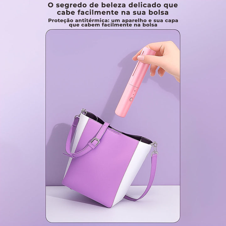 Luvikno | Glatzza Mini-Glattbørste — Silky smooth drømmehår på 60 sekunder som fanger alles blikk!