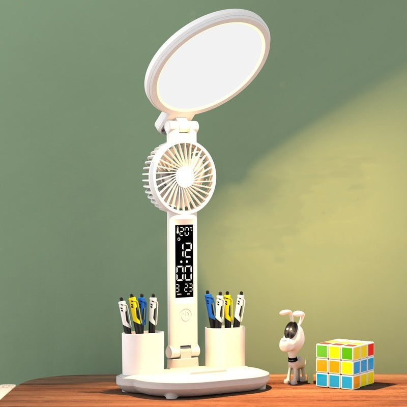 LED klok bordlampe med USB. | Luvikno